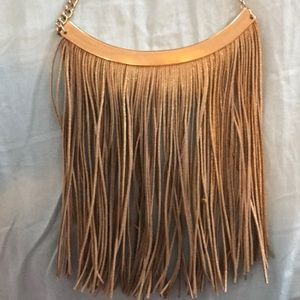 Nordstrom gold tassel necklace